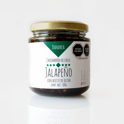 Chicharrón de Chile Jalapeño con Aceite de Oliva